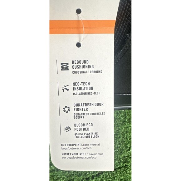 Bogs Classic Casual Lace‎ Leather Men's Boots, Black size 10 - Picture 9 of 10